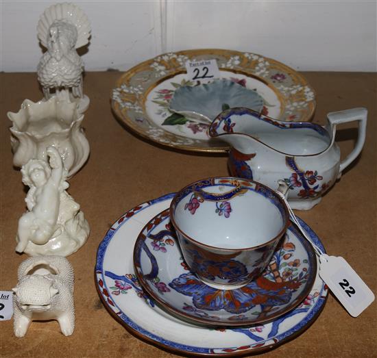 Nymphenburg turkey and other items